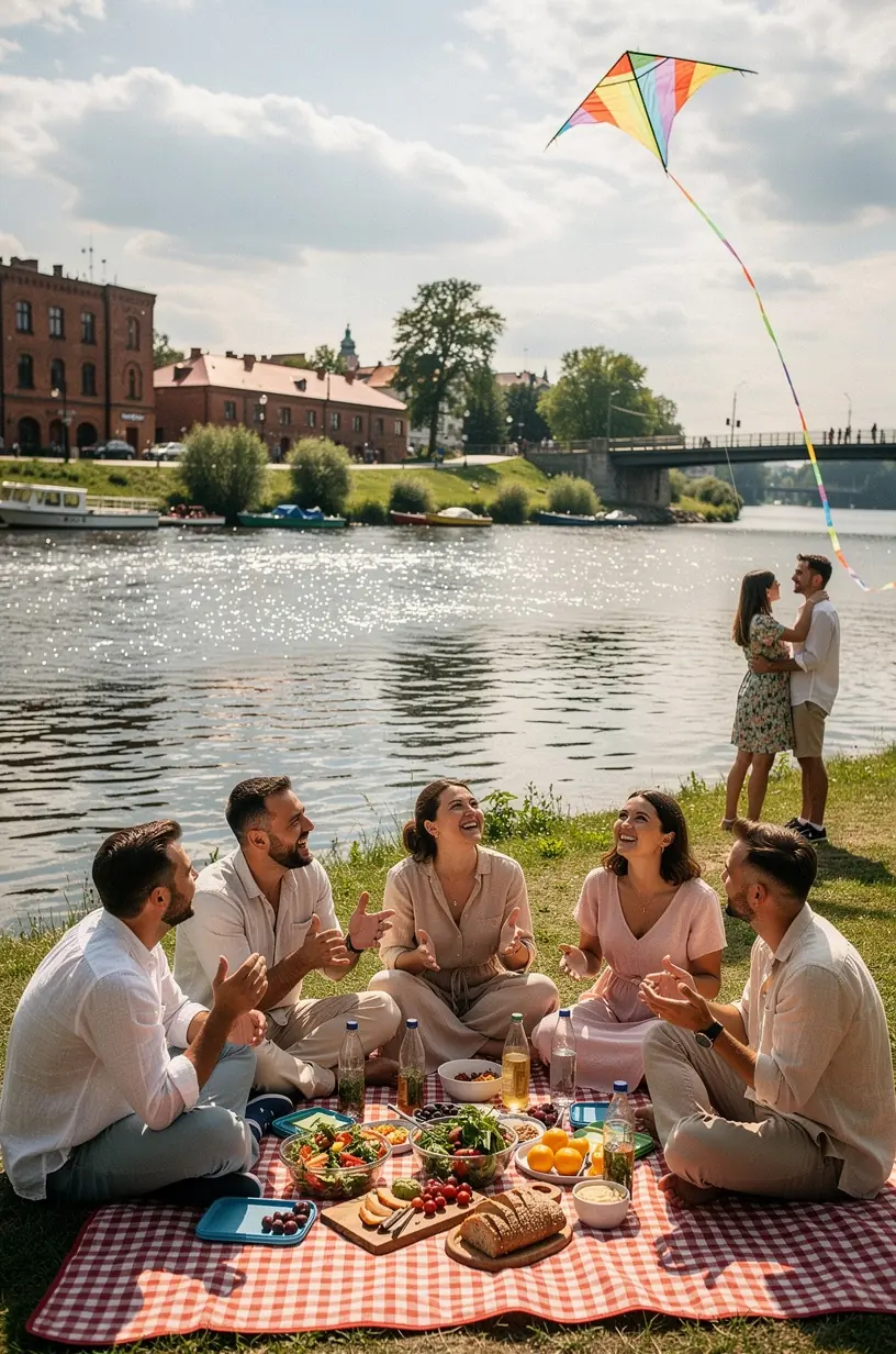 Grupa osób podczas warsztatów rozwoju osobistego, promująca edukację w zakresie mindfulness